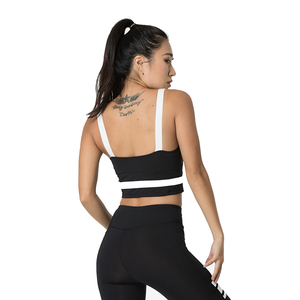 Custom Women's High Support Strapless Sports Bra-Breathable Moisture Wicking Four-Way Stretch Deep V-<b>Neck</b> Removable <b>Pads</b> UV - Product Image 6