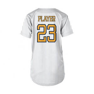 Maillot de Baseball à manches courtes pour femmes, uniforme 100% polyester, impression par Sublimation personnalisée, bon marché, vente en gros, nouvelle collection - Product Image 6