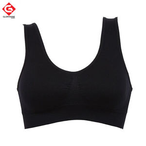 Gran oferta de Sujetador deportivo para mujer, sujetador acolchado con Tirantes finos ajustables, Top para Fitness, correr, gimnasio, atlético, Sujetador deportivo de Yoga sin costuras - Product Image 4
