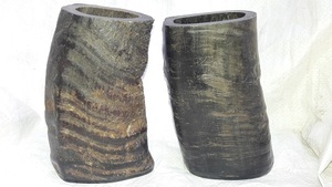 Vente chaude Meilleure Qualité Premium Corne À Boire En Verre Designer Unique Sculpté À La Main Produit De L'Inde Corne Naturelle Fait - Product Image 3