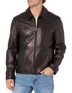 Chaqueta Cortavientos de Cuero Vacuno para Hombre, Impermeable, Resistente al Viento, Transpirable, con Cremallera, Personalizable, para Invierno y Actividades al Aire Libre - Product Image 2