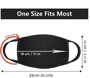 Unisex และสามารถนำกลับมาใช้ใหม่ได้ที่กำหนดเองยี่ห้อโลโก้ผ้าฝ้าย<span class=keywords><strong>100</strong></span>% พร้อมห่วงราคาถูกหน้ากากฝ้าย - Product Image 3