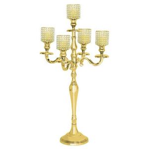 Nouveaux candélabres pour la décoration Candélabres artisanaux en argent brillant à vendre Décoration de table de mariage - Product Image 2