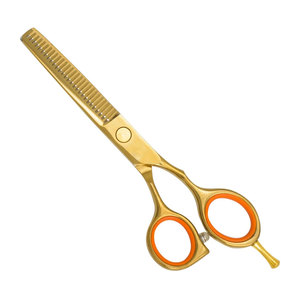 Ciseaux amincissants de coiffeur professionnels en acier inoxydable sur mesure avec poignée en caoutchouc tranchante outil de beauté de coupe de cheveux de Salon - Product Image 1