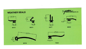 Gaintech OEM High Quality Curtainwalls <b>Rubber</b> Sealing <b>Strip</b> Weather Seals Model 80671 From Singapore Factory - Product Image 4