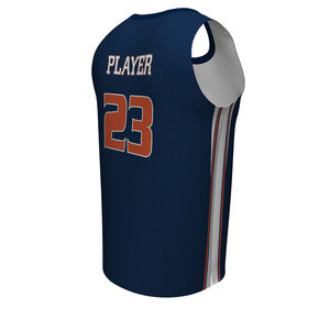 Uniforme de baloncesto personalizado para hombre, bajo pedido, logotipo personalizado, material de poliéster de alta calidad, precio barato - Product Image 4