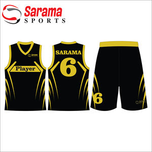 Uniforme de basket-ball personnalisés de haute qualité, uniforme avec numéro personnalisé pour adultes - Product Image 1
