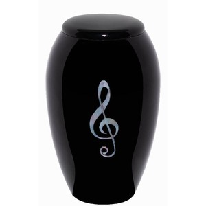 Music Lover Cremation <b>Urn</b> for Human Ashes Size <b>Large</b> for Adult Capacity 220 Cubic Inches Customized Size <b>Urns</b> Bulk Funeral <b>Urns</b> - Product Image 1