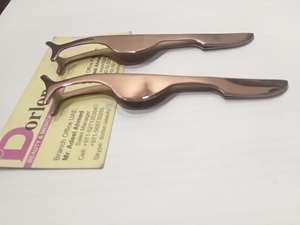 Pinzas profesionales para pestañas de oro rosa de acero inoxidable, aplicador de pestañas, diseño duradero de precisión, certificado CE, pestañas láser gratis - Product Image 3