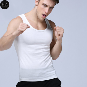 <b>Men</b> <b>White</b> <b>Vest</b> Best Supplier Sport Wear Fitness <b>Men</b> Solid Color <b>Men</b> Bodybuilding tank Top - Product Image 2