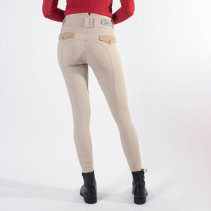 Nouveau gros culottes équestres vêtements de compétition taille haute pantalons en silicone vêtements personnalisés culottes pour l'équitation - Product Image 2