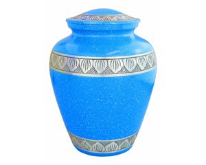 Crinage en métal pour adultes 12mm, bande de gravure en marbre bleu et blanc, pour ceintures naturelles, fournitures commémoratives - Product Image 1