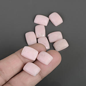 Ópalo Rosa Natural 3A, Cabujón Rectangular Grande, Parte Posterior Plana, Gema Calibrada, Venta al por Mayor, Ideal para Joyería - Product Image 5