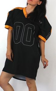 เสื้อฟุตบอลอเมริกันตาข่ายโพลีเอสเตอร์ใส่ได้ทั้งชายและหญิงผ้าเจอร์ซีย์ระบายอากาศได้ไซส์ใหญ่พิเศษออกแบบได้ตามต้องการ - Product Image 5