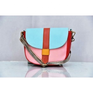 กระเป๋าสะพายหนังแท้หลายสีกระเป๋าสะพายไหล่แบบสบายๆ - Product Image 1