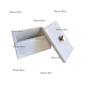 Highest Quality <b>Jewelry</b> <b>Storage</b> Box Marvelous Design Marble <b>Jewelry</b> <b>Storage</b> Box With Marble Lid And Brass Knob - Product Image 5