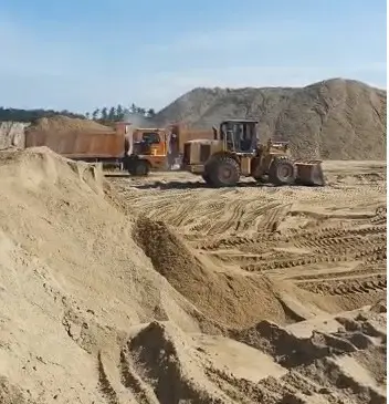 Natural river sand for construction
