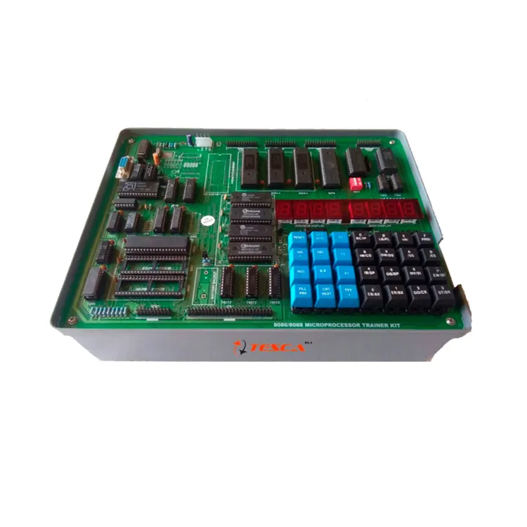 Educational Equipment 8086 Microprocessor Trainer Kit to Develop Software/Hardware for Industrial Process & Control