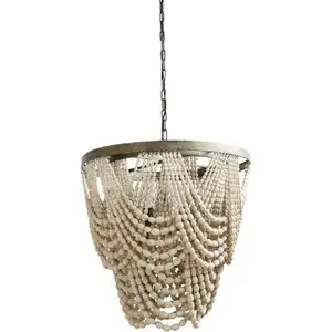 Large Chandelier Wooden Beads Natural Stone Wholesale And Manufacturer Beautiful Trendy Product Made in India