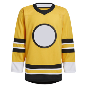 Maillot de Hockey sur glace, maillot de football sur glace, couleur unie, pour homme, broderie, Design 100% Polyester, personnalisé, nouvelle collection - Product Image 1