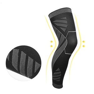 Manchons de genou en nylon épais personnalisés pour hommes pour la musculation - Product Image 1