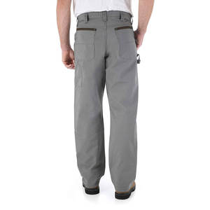 Pantalons de travail unisexes pour hommes, en coton et soie, avec design multi-poches, logo personnalisé, poches aux genoux, uniformes pour adultes, service OEM - Product Image 2