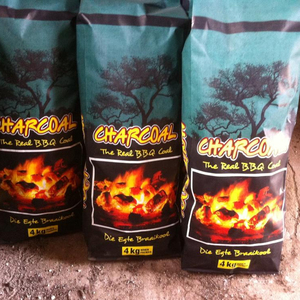 3 HOUR BURNING GUARANTEE CHARCOAL GRILL NATURAL WOOD CHARCOAL,BBQ BARBECUE CHARCOAL 3 KG,5 KG PAPER KRAFT IN 3 PARAGUAY - Product Image 1