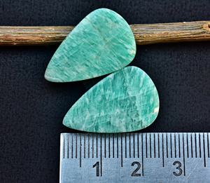 Amazonita-cabujones de amazonita de alta calidad, joyería personalizable, tamaño combinado - Product Image 4