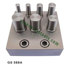 <b>Set</b> of 7 Round Disc Cutter GS 588A Stainless Steel Jewelry Tools Including <b>Pliers</b> for Jewellery Creation - Product Image 1