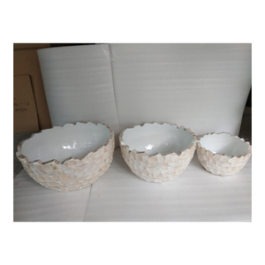 Vase coquille de mer en forme d'œuf du Vietnam meilleur vase pour l'exportation avec le meilleur prix et de haute qualité artisanat 100% - Product Image 5