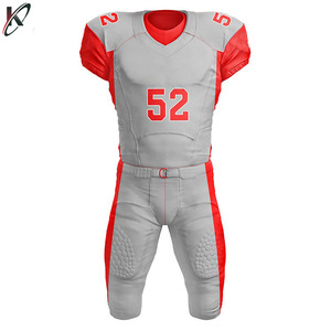 Uniforme de Fútbol Americano Unisex, Transpirable, de Secado Rápido, Nuevo Diseño con Opción de Talla Grande, Servicio OEM Personalizable - Product Image 2