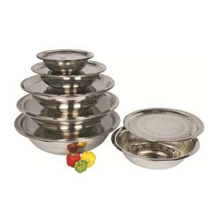 410 bol de lavabo de cuisine en acier inoxydable avec couvercle - Product Image 5