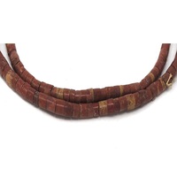 Perles Heishi perles d'espacement de bauxite pierres précieuses lisses rondes de haute qualité pierre naturelle d'agate pour la fabrication de bijoux grossiste