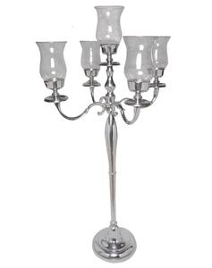 Candelabro de seis brazos de METAL, decoración de boda, seis luces - Product Image 6
