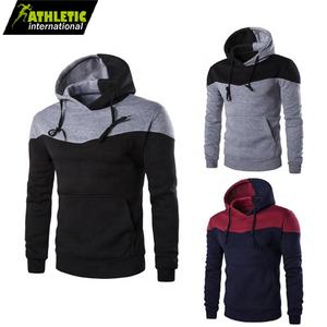 Haut à la mode impression vierge Logo personnalisé 100% coton polaire sweat-shirt pull surdimensionné hommes sweats à capuche - Product Image 4