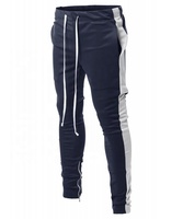Pantalones Casuales Bordados para Hombre, Tallas Grandes, Pantalones de Felpa a la Moda con Cintura Elástica