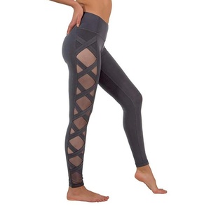 Shemax Yoga <b>Leggings</b> With Mesh Panels - Product Image 5
