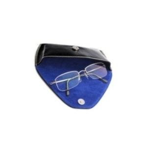Étui de lunettes en cuir véritable, boîtier optique bon marché avec Design personnalisé - Product Image 1