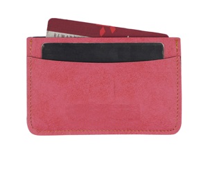 แฟชั่นที่กำหนดเองหนังแท้กรณีบัตรแขนใหม่ในสีแดง - Product Image 2