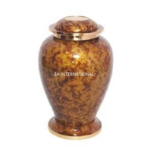 Atractivas Urnas de Latón de Diseño Elegante, Urnas Funerarias Hechas a Mano, Urnas de Cremación de Metal, Urnas de Latón Artísticas para Cremación - Product Image 5