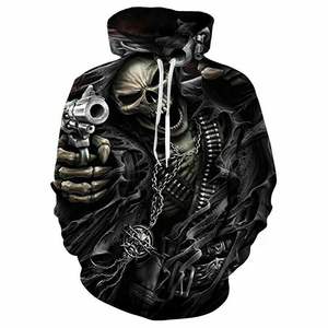 Pull à capuche imprimé en Polyester et coton pour homme, Logo personnalisé de haute qualité, DIY, OEM - Product Image 2