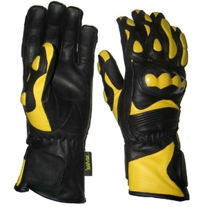 Meilleure vente de gants de motard Pro en cuir de vachette véritable avec logo personnalisé nouveau style USA 2023 - Product Image 3
