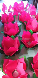 Đèn Ước Nguyện Hoa Sen/Đèn Lồng Lụa Đèn Nến Nước Nổi Cho Đám Cưới Đồ Trang Trí Tiệc Giáng Sinh - Product Image 4