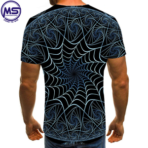 Impresión por sublimación 100% poliéster buena calidad diseño superior hombres usan camisetas prendas de vestir exteriores camisetas - Product Image 5