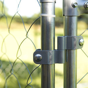 Toptan özel 10ft x 10ft x 6ft Metal zincir bağlantı köpek kapak kafes kulübesi açık büyük Pet <span class=keywords><strong>Run</strong></span> oyun evi herhangi bir boyut mevcut - Product Image 6