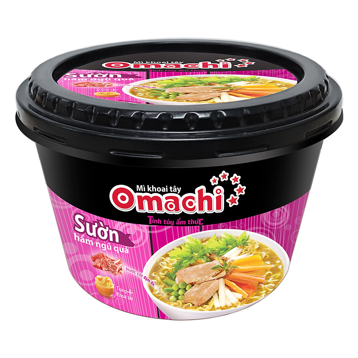Картофельная лапша Omachi с жареным свиным горшком 92 г x12-хит продаж лапша быстрого приготовления из Вьетнама