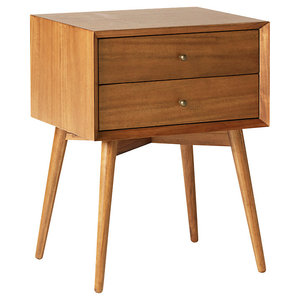 Table de chevet minimaliste en bois massif, meuble moderne - Product Image 2