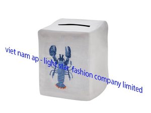 Housse de boîte à mouchoirs 100 % lin, brodée à la main en tissu de coton, design personnalisé n° 2, broderie exquise au point de croix - Product Image 4