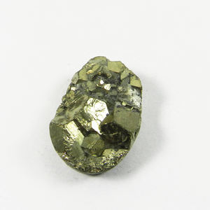 อิชู เจมส์ ฟูลส์ โกลด์ พลอยไพไรต์ธรรมชาติ ดีไซน์แฟนซี ขนาด 18x28 มม. น้ำหนัก 16.67 กรัม แบบเม็ด ไม่มีการเจียระไน ต้นกำเนิดจากแอฟริกา - Product Image 2