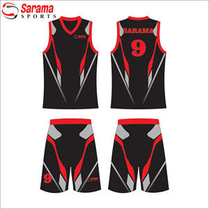 Uniforme réversible de basket-ball de sublimation d'hommes faits sur commande de polyester - Product Image 5